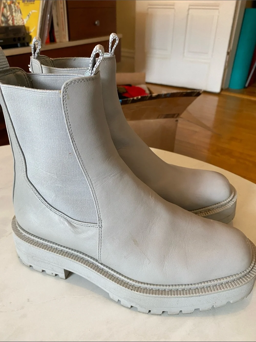 Sam Edelman Women's Ankle Boots in Light Gray